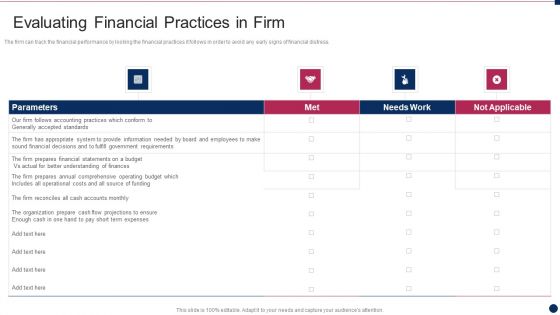 Threat Management At Workplace Evaluating Financial Practices In Firm Ideas Pdf