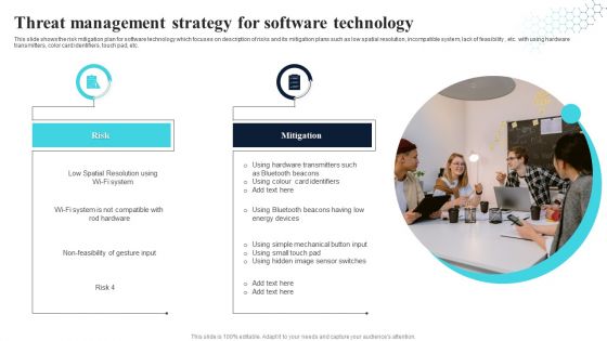 Threat Management Strategy For Software Technology Structure PDF