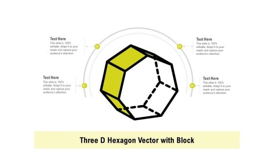 Three D Hexagon Vector With Block Ppt PowerPoint Presentation Gallery Topics PDF Three D Hexagon Vector With Block Ppt PowerPoint Presentation Gallery Topics PDF