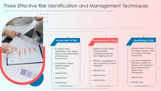 Three Effective Risk Identification And Management Techniques Rules PDF