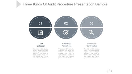 Three Kinds Of Audit Procedure Ppt PowerPoint Presentation Guidelines