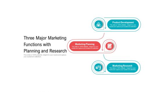 Three Major Marketing Functions With Planning And Research Ppt PowerPoint Presentation Outline Professional PDF Three Major Marketing Functions With Planning And Research Ppt PowerPoint Presentation Outline Professional PDF