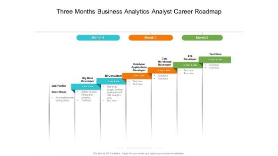 Three Months Business Analytics Analyst Career Roadmap Topics