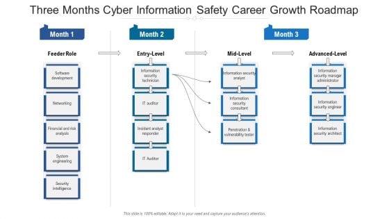 Three Months Cyber Information Safety Career Growth Roadmap Sample Three Months Cyber Information Safety Career Growth Roadmap Sample