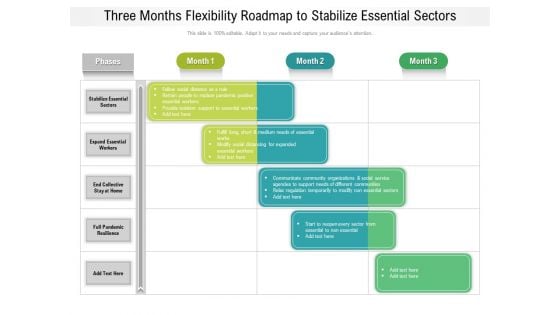 Three Months Flexibility Roadmap To Stabilize Essential Sectors Introduction