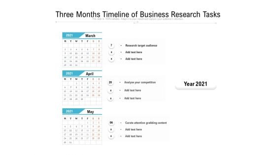 Three Months Timeline Of Business Research Tasks Ppt PowerPoint Presentation File Structure PDF Three Months Timeline Of Business Research Tasks Ppt PowerPoint Presentation File Structure PDF