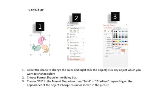 Three Options Text Boxes With Icons Powerpoint Template