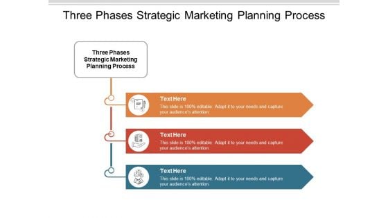 Three Phases Strategic Marketing Planning Process Ppt PowerPoint Presentation Inspiration Background Designs Cpb