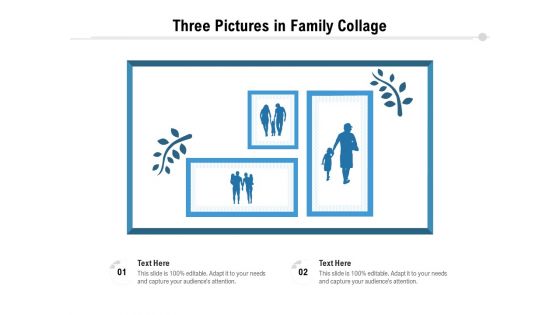 Three Pictures In Family Collage Ppt PowerPoint Presentation Infographics Infographic Template PDF