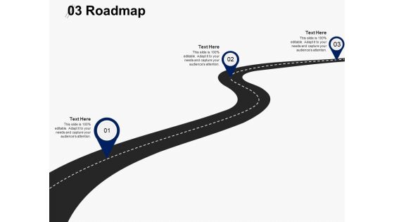 Three Roadmap Timeline Ppt PowerPoint Presentation File Examples