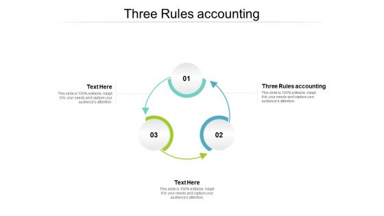 Three Rules Accounting Ppt PowerPoint Presentation Ideas Introduction Cpb