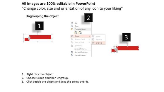 Three Staged Business Success Diagram And Icons Powerpoint Template