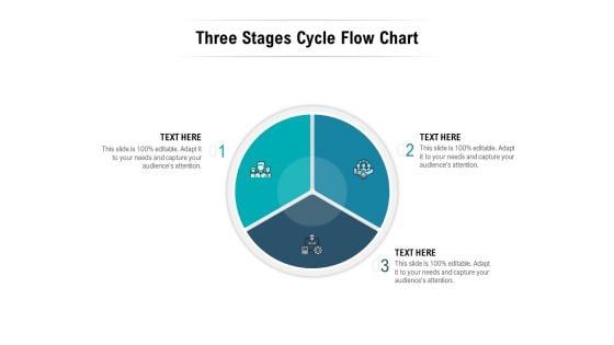 Three Stages Cycle Flow Chart Ppt PowerPoint Presentation Ideas Elements