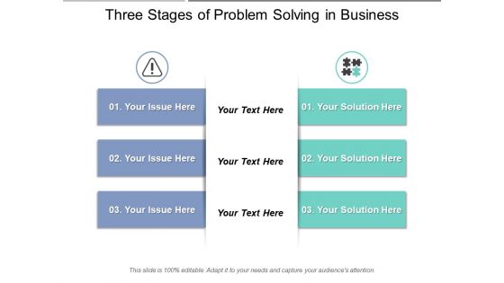 Three Stages Of Problem Solving In Business Ppt PowerPoint Presentation Gallery Display PDF Three Stages Of Problem Solving In Business Ppt PowerPoint Presentation Gallery Display PDF