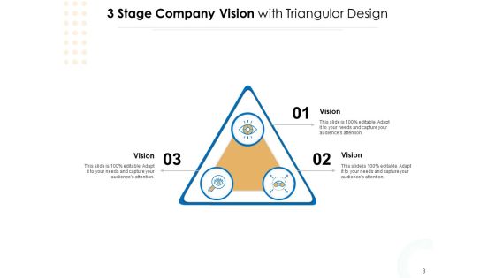 Three Steps For Business Values Business Vision Success Ppt PowerPoint Presentation Complete Deck Slide03