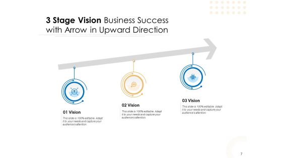 Three Steps For Business Values Business Vision Success Ppt PowerPoint Presentation Complete Deck Slide07