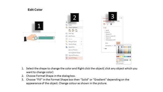 Three Tags With Icons For Teamwork Powerpoint Template