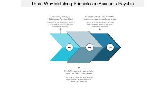 Three Way Matching Principles In Accounts Payable Ppt Powerpoint Presentation Model Mockup