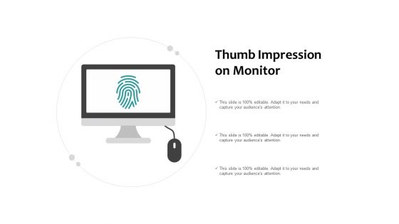 Thumb Impression On Monitor Ppt PowerPoint Presentation File Background Designs