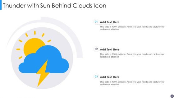 Thunder Icon Ppt PowerPoint Presentation Complete Deck With Slides