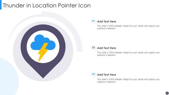 Thunder Icon Ppt PowerPoint Presentation Complete Deck With Slides