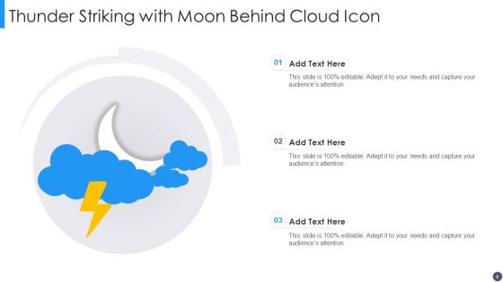 Thunder Icon Ppt PowerPoint Presentation Complete Deck With Slides