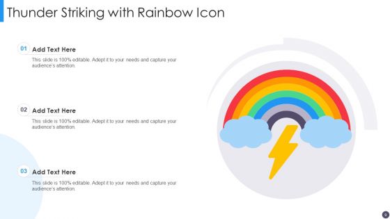 Thunder Icon Ppt PowerPoint Presentation Complete Deck With Slides