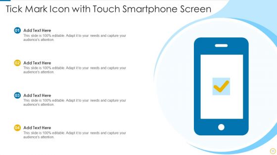 Tick Mark Icon Ppt PowerPoint Presentation Complete With Slides