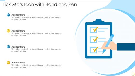 Tick Mark Icon Ppt PowerPoint Presentation Complete With Slides