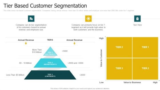 Tier Based Customer Segmentation Ppt Infographics Influencers PDF