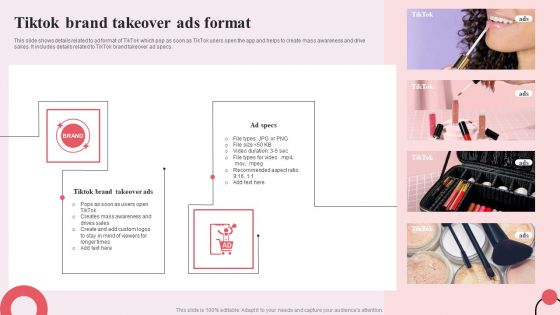 Tiktok Digital Marketing Campaign Tiktok Brand Takeover Ads Format Ideas PDF