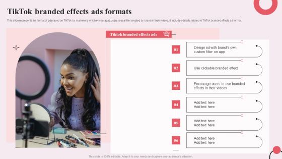 Tiktok Digital Marketing Campaign Tiktok Branded Effects Ads Formats Graphics PDF