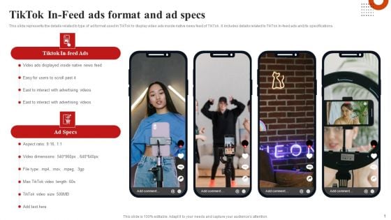 Tiktok In Feed Ads Format And Ad Specs Structure PDF