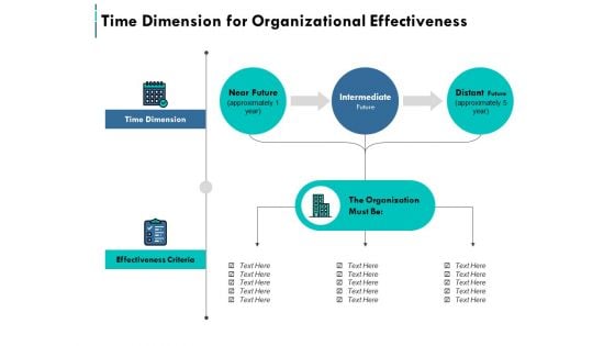 Time Dimension For Organizational Effectiveness Ppt PowerPoint Presentation Model Information