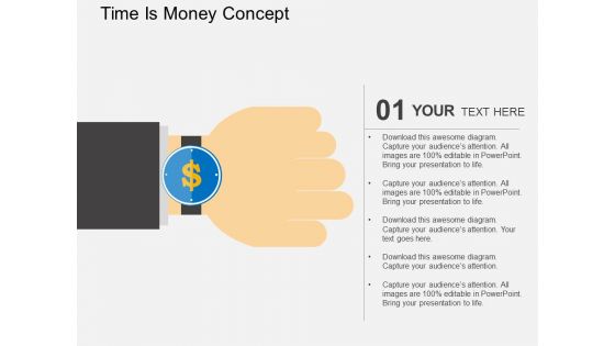 Time Is Money Concept Powerpoint Templates