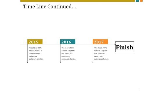 Time Line Continued Ppt PowerPoint Presentation Slides Example