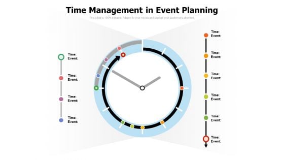 Time Management In Event Planning Ppt Powerpoint Presentation Portfolio Graphics Example