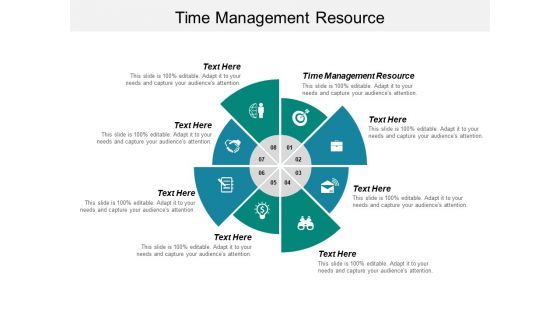 Time Management Resource Ppt PowerPoint Presentation Inspiration Example Cpb