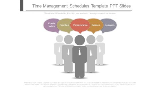 Time Management Schedules Template Ppt Slides