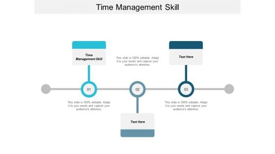 Time Management Skill Ppt PowerPoint Presentation File Graphics Design Cpb