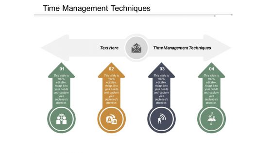 Time Management Techniques Ppt Powerpoint Presentation Gallery Influencers Cpb