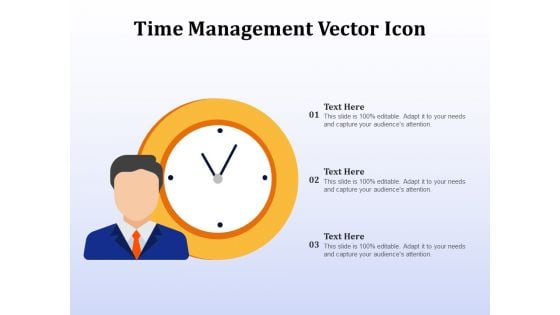 Time Management Vector Icon Ppt PowerPoint Presentation Inspiration Introduction PDF