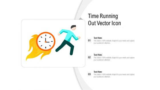 Time Running Out Vector Icon Ppt PowerPoint Presentation Professional Objects PDF