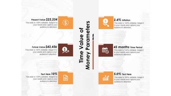 Time Value Of Money Parameters Ppt PowerPoint Presentation Slides Visual Aids