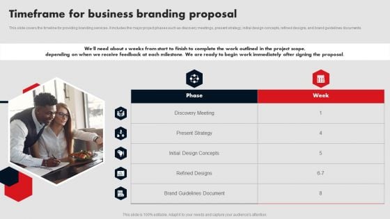 Timeframe For Business Branding Proposal Ppt Pictures Portrait PDF Timeframe For Business Branding Proposal Ppt Pictures Portrait PDF