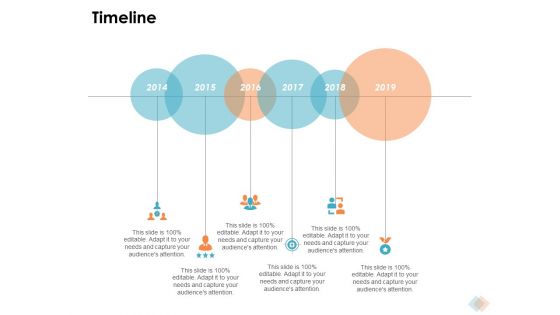 Timeline 2014 To 2019 Ppt PowerPoint Presentation Outline Elements