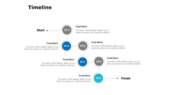 Timeline 2014 To 2019 Ppt PowerPoint Presentation Portfolio Graphics Template