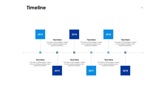Timeline 2014 To 2019 Years Ppt PowerPoint Presentation Icon Model