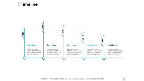 Timeline 2015 To 2019 Ppt PowerPoint Presentation Ideas Demonstration