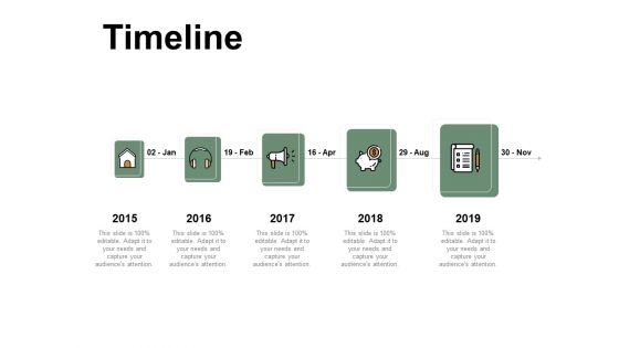 Timeline 2015 To 2019 Ppt PowerPoint Presentation Layouts Good